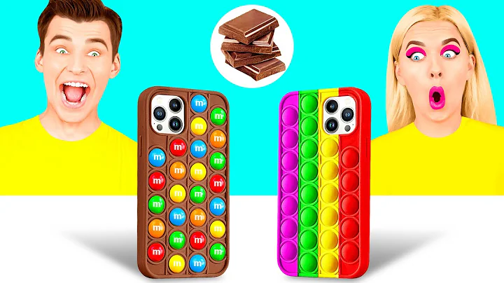 Real Food vs Chocolate Food Challenge #8 by BooBoom Challenge