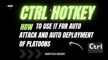 War Commander: NEW Hotkey CTRL Function Explained | Auto Attack & Auto Deployment Made Easy!
