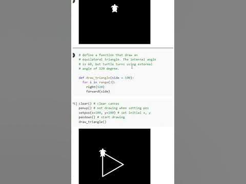 How Do You Draw Triangle and Polygons in Python? #python #pythons # ...
