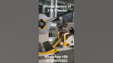#stamping #Coil feeding # servo feeder #3 in 1 feeder