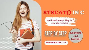 strcat in string c programming | strcat() function in c | Program to concatenate two strings