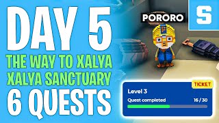 The Sandbox Alpha Season 2 Day 5 | The Way to Xalya, Xalya Sanctuary QUESTS