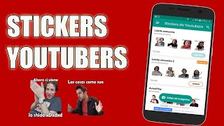Pack de STICKERS de Youtubers para WhatsApp | Android | 2019 screenshot 4