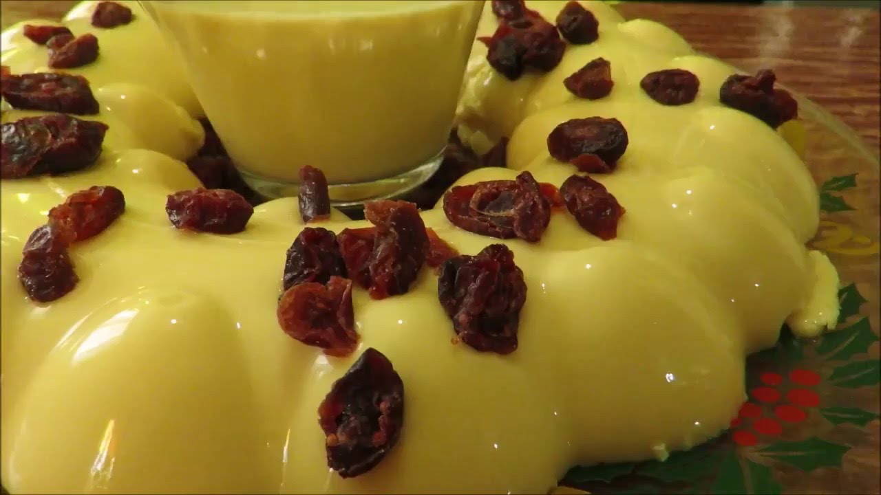 Gelatina de rompope. YouTube