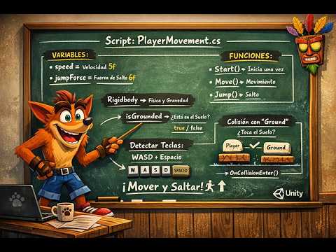 Curso de desarrollo de videojuegos con Unity parte 4 - YouTube