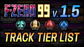 F-Zero 99 - Version 1.5 - Track Tier List by Narokath