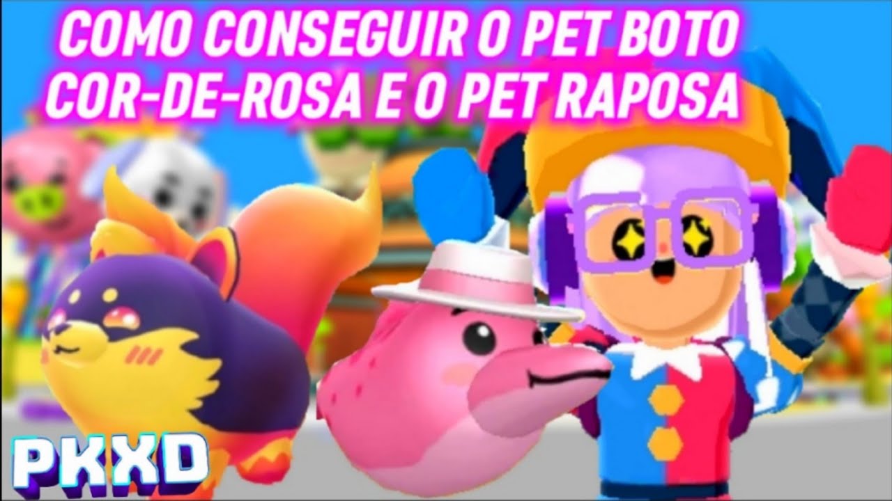 PK XD | COMO CONSEGUIR O PET BOTO COR-DE-ROSA+ CONFIRMADO QUANDO ...