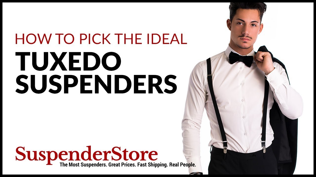 Tuxedo Suspenders, Wedding Suspenders - SuspenderStore