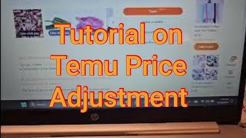 How to get a price adjustment on Temu-a  tutorial