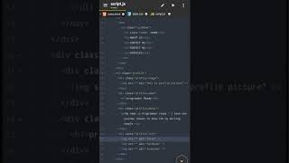 how to create profile design by html and CSS. #shortsfeed  #shorts