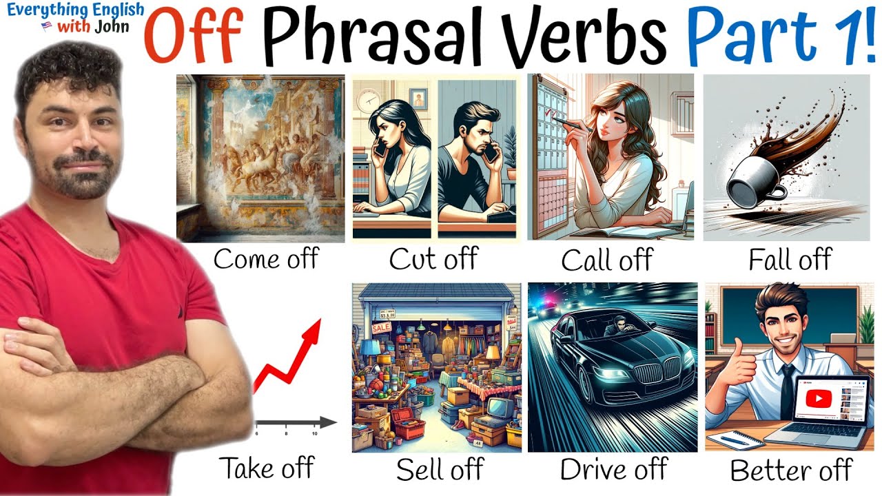 8 Phrasal Verbs with Off - Learn English Vocabulary