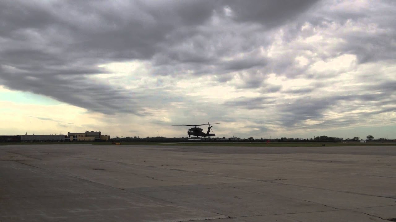 uh-1 iroquois UH-60 Helicopter Hover and Takeoff