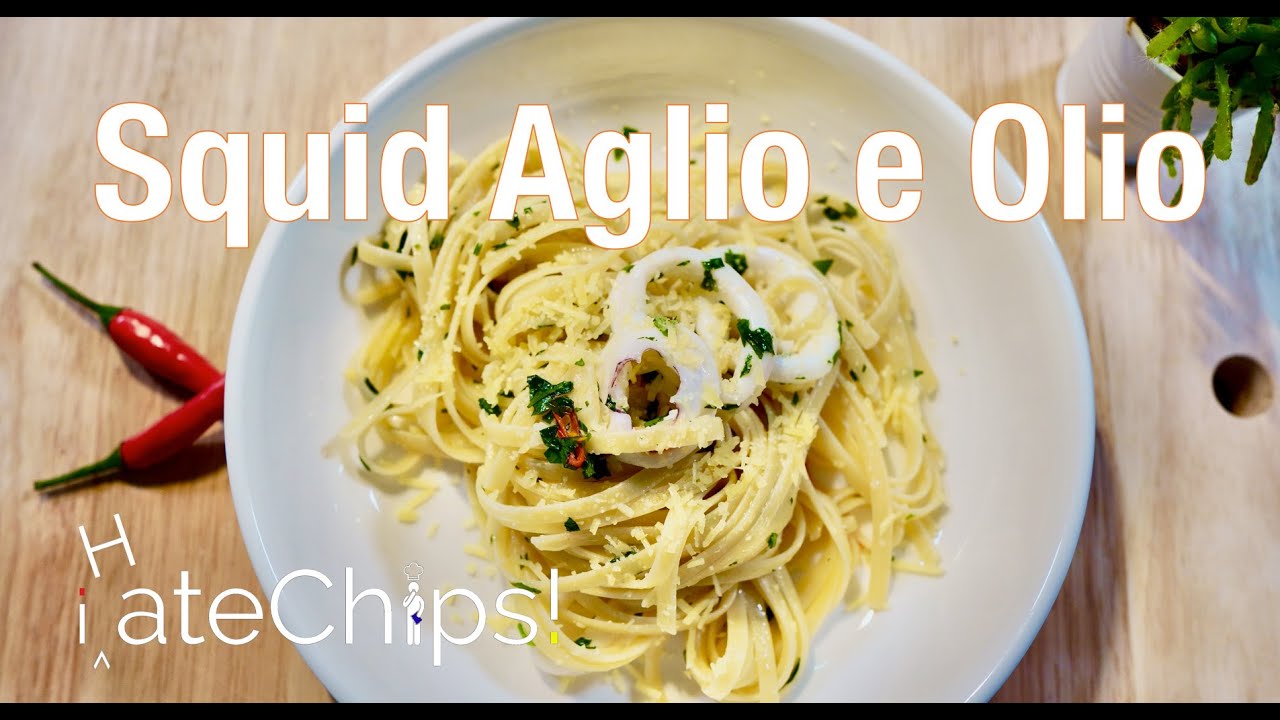 pasta, squid, noodle, diet, recipe, aglio e olio, aglio e oglio, philippi.....
