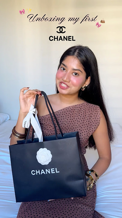 My first Chanel unboxing 🥹🥹