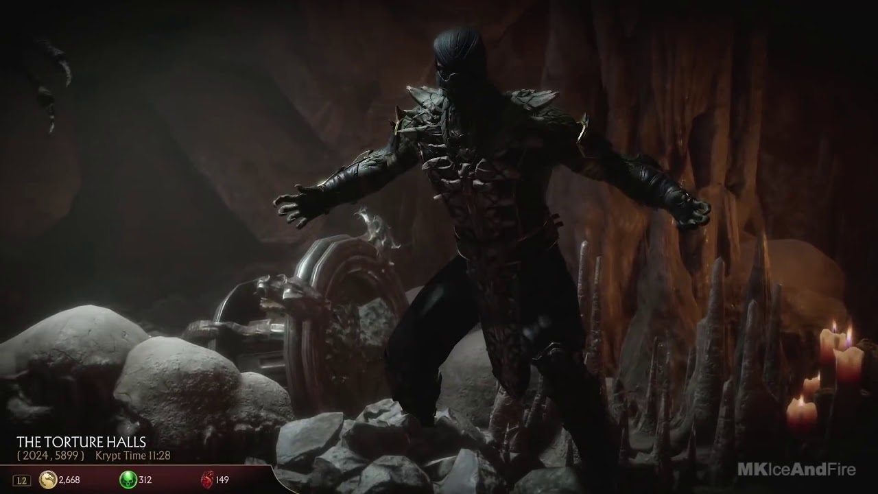 Mortal Kombat 11 REPTILE Secret Cutscene - MK11 Krypt How To find Reptile