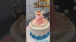 👑 Barbie Princess Cake | Elegant Birthday Cake Design #cake #cakedecorating #cakedesign #barbiecake