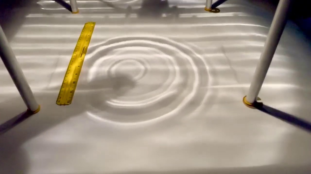 Ripple Tank Waves Experiment - YouTube