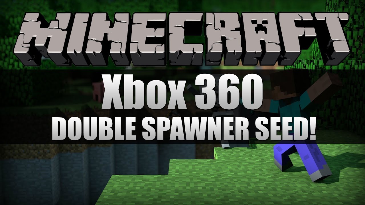 MineCraft Xbox 360 - Double Surface Spawner SEED - Skeleton and Zombie