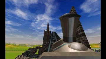 RCT3 Mine Train Coaster - Tunnel Trials sandbox