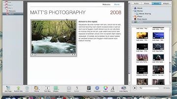 iWeb Tutorial for Teachers Pt. 3 Adding Video