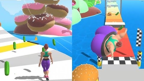 Fat 2 Fit game (Android, iso) gameplay walkthrough All Leaves 3-4🔥