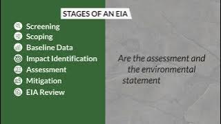 The EIA Process - English