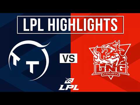 TT vs LNG Highlights ALL GAMES | LPL 2026 Split 2 | ThunderTalk Gaming vs LNG Esports
