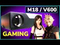 Is Gaming POSSIBLE on a $200 Projector? M18 / Vankyo V600 Footage