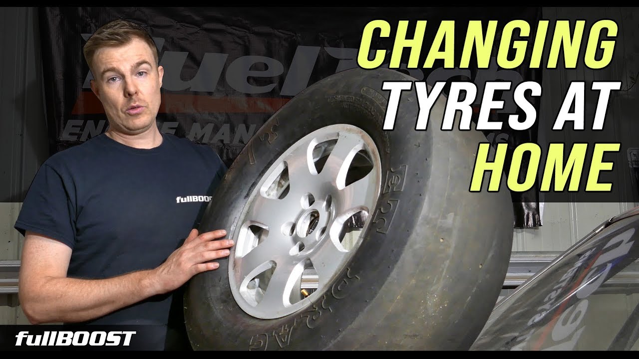 How to change a tyre / tire at home | fullBOOST - YouTube