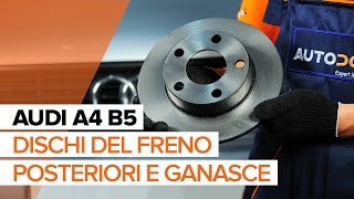 Come sostituire Pasticche freni AUDI A4 Avant (8D5, B5) - tutorial