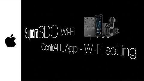 SICCE  - Apple iOS - SDC Wi-Fi configuration: 1st setting - EN