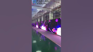 FR Series Rental LED Screen on Aging Test by FAB LED VISUAL