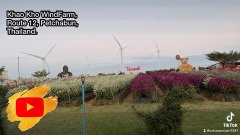 Khao Kho WindFarm, Route 12, Petchabun, Thailand.