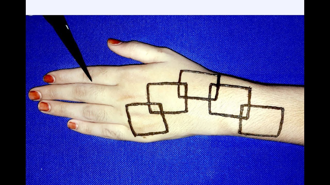indian mehndi design simple Most Easy Mehndi Design Trick - Latest Mehndi Design for Front Hand - Beginners | mehndi designs