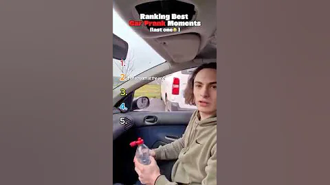 Ranking Funniest Car Prank Moments 💀 #tiktok #prank #usa #ranking