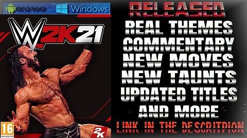 WR3D 2K21 MOD NEW ATTIRES,MOVES,TAUNTS,MITB,HIAC AND MANY MORE + DOWNLOAD LINK IN DESCRIPTION!