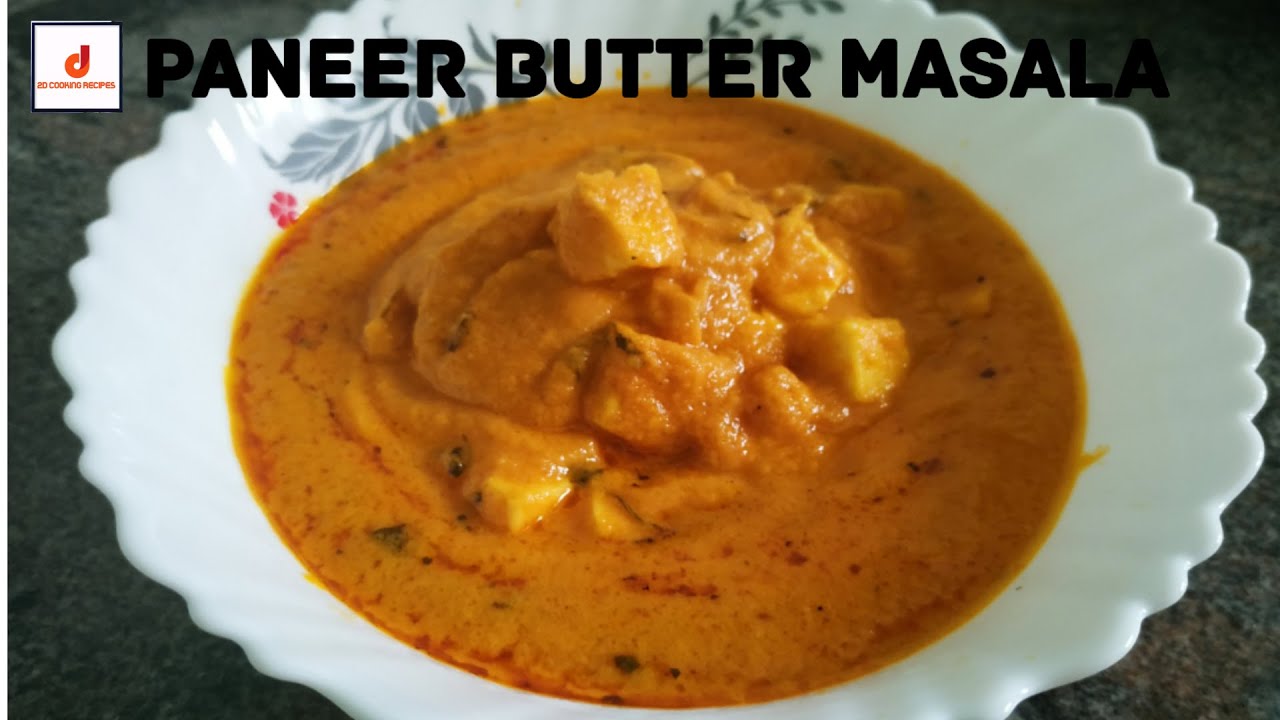 Paneer Butter Masala In Tamil How To Prepare Paneer Butter