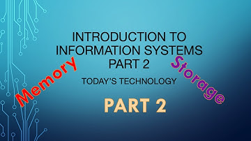 Introduction of Information Systems: Chapter 1 Today