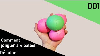 Comment jongler à 4 balles | tutoriel jonglerie à 4 balles 001