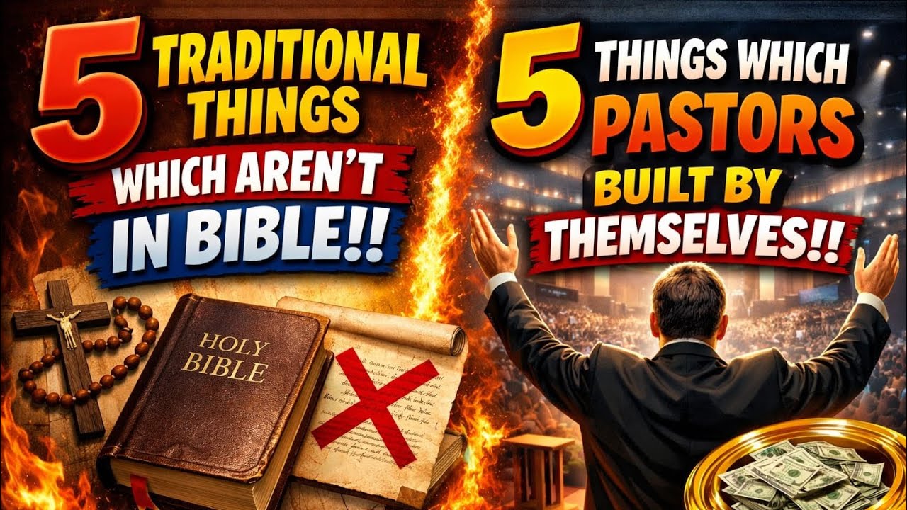 5 church traditions that is not written in the Bible  