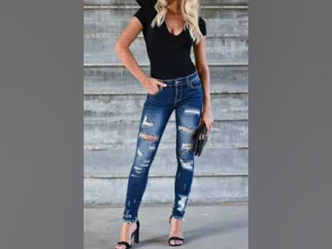 Jeans Styles | Jean Outfit Inspirations for ladies #fashion #style # ...