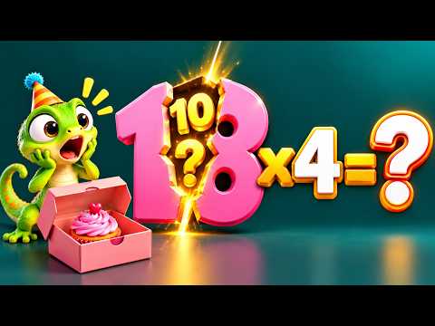 18 × 4 Made Easy | Split Method & Equal Groups | Class 4 Maths