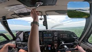Kaydee's 1st Complex Aircraft Takeoff - Right Seat in the Piper Comanche 250