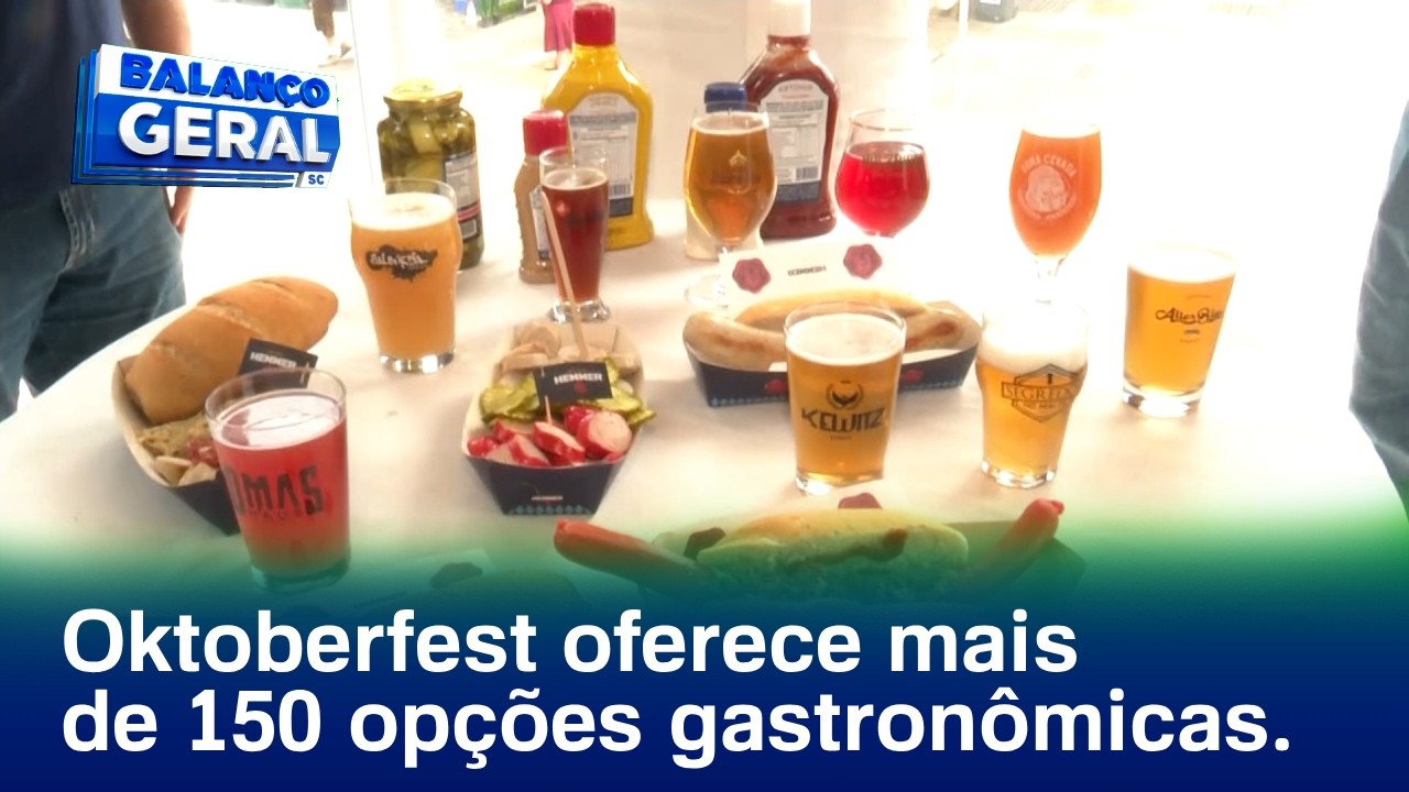Oktoberfest: maior festa alemã das Américas tem mais de 150 opções gastronômicas
