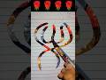 Calligraphy tutorial with Allah art 🤗😊#allah #calligraphy #viral