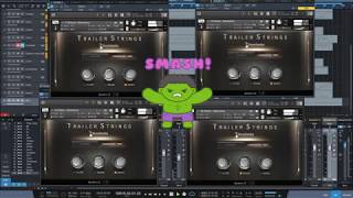 Avengers OST Theme Remake (Trailer Strings by Musical Sampling test)