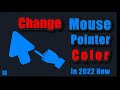 how to change mouse cursor color size in laptop hp dell