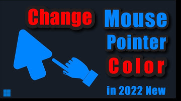 how to change mouse cursor color size in laptop hp dell