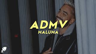Maluma - ADMV (Letra)