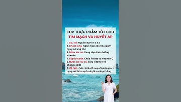 6 Thực Phẩm Tốt Cho Tim Mạch Và Huyết Áp #dsdaiminh #shorts #dinhduong #health